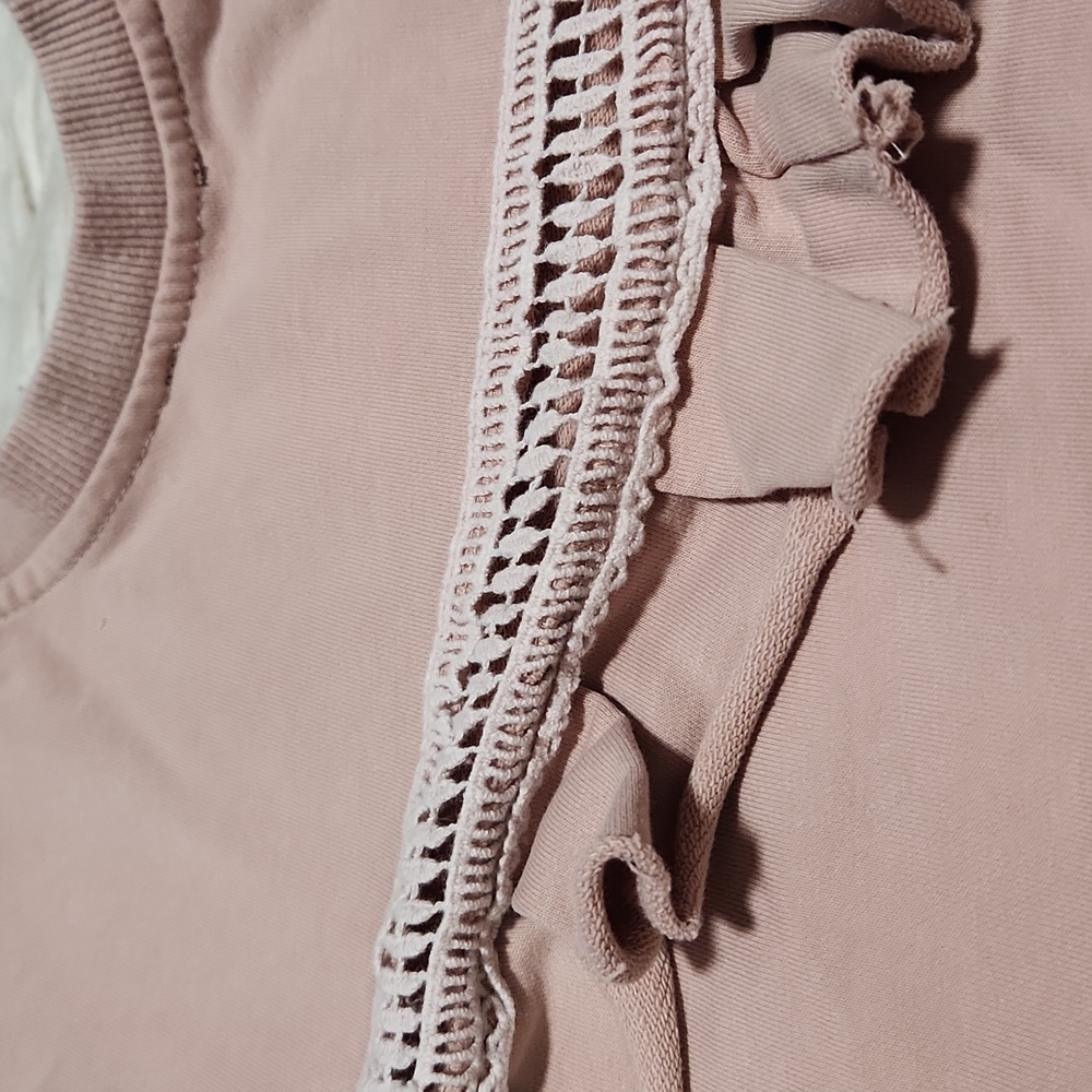 Junie Ruffle Sweatshirt- XS - Picture 7 of 8